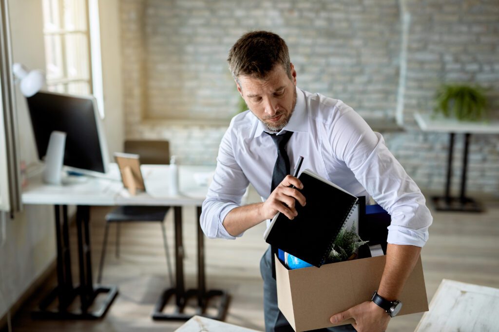 DP-a person moves from employment to business